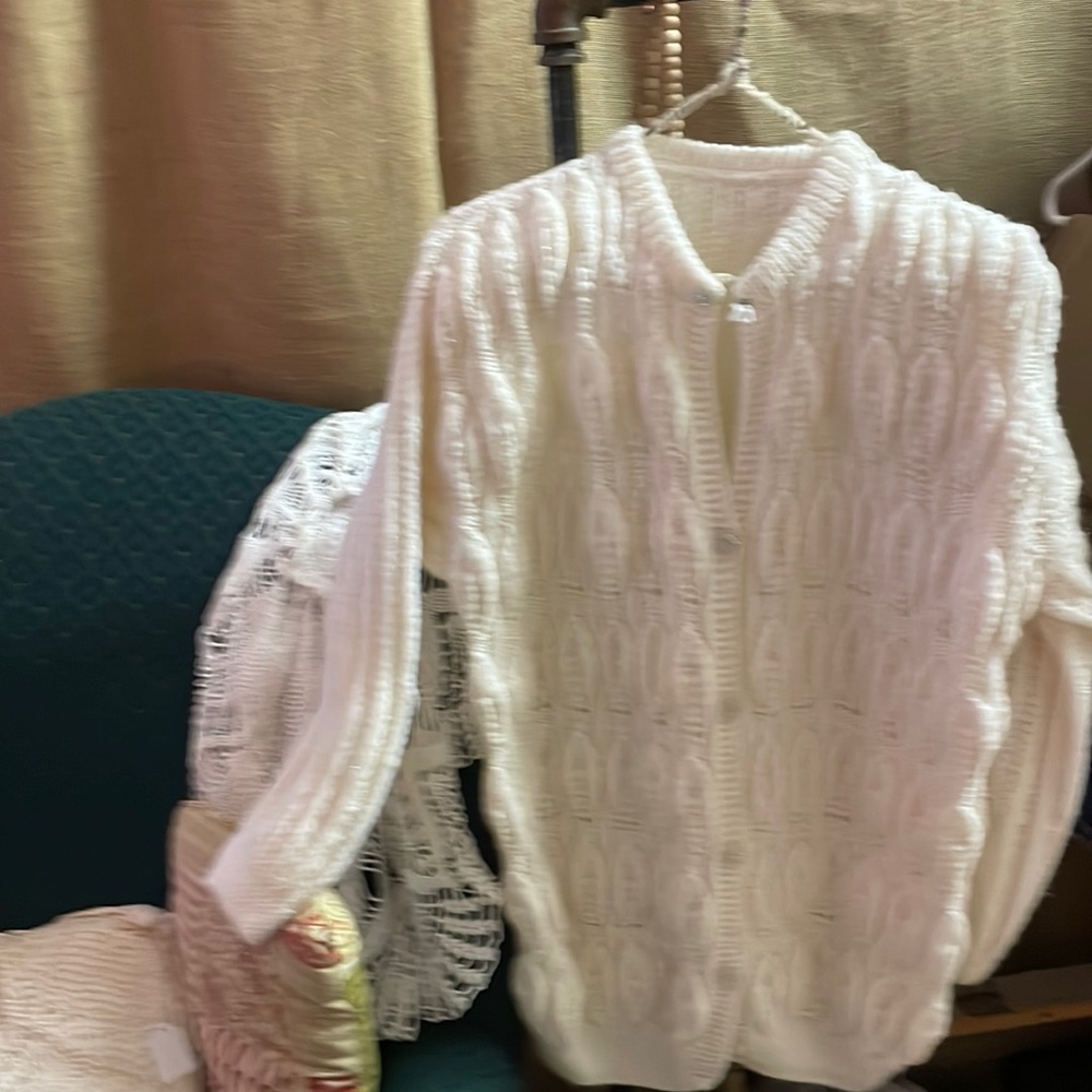 Handmade vintage knit sweater